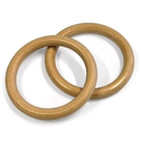 Coppia anelli in legno lamellare